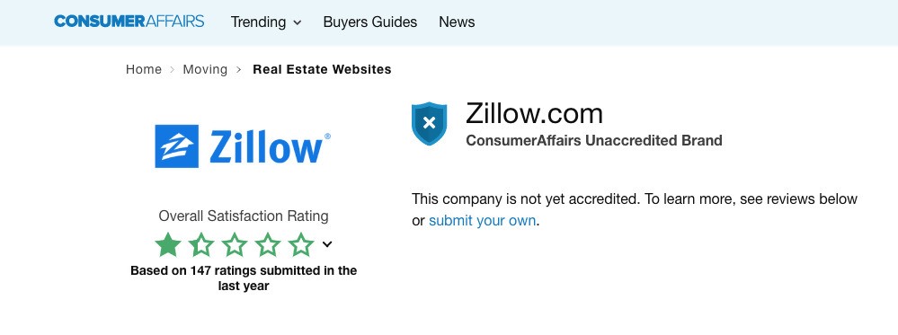 zillow overall satisfaction